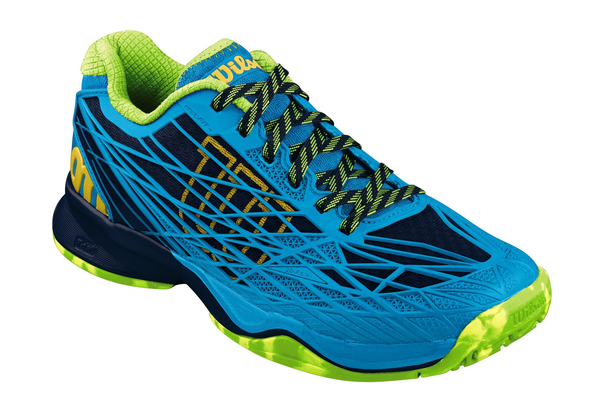 Wilson Kaos Navy/Scuba Blue Tennis-Men Wilson Kaos Navy/Scuba Blue Tennis-Men